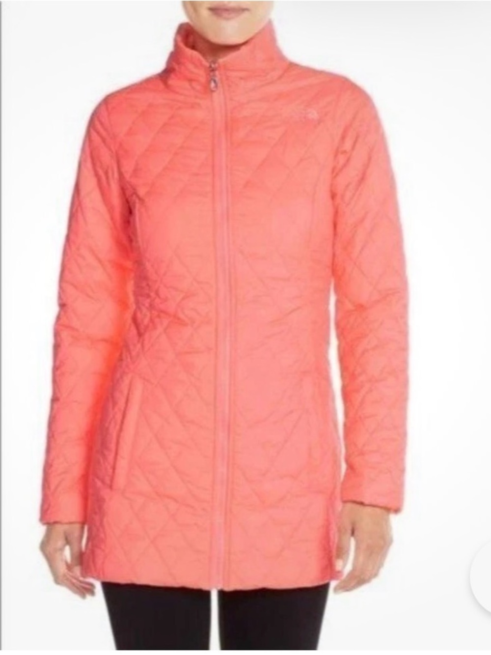 The North Face Women's Liana Insulated Quilted Jacket in Lt Coral - Sz L Flaw